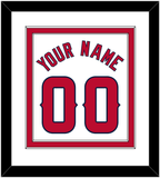 Los Angeles Name & Number - Home White - Double Mat 1