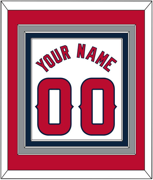 Los Angeles Name & Number - Home White - Premier Tier 2
