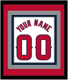 Los Angeles Name & Number - Home White - Triple Mat 2