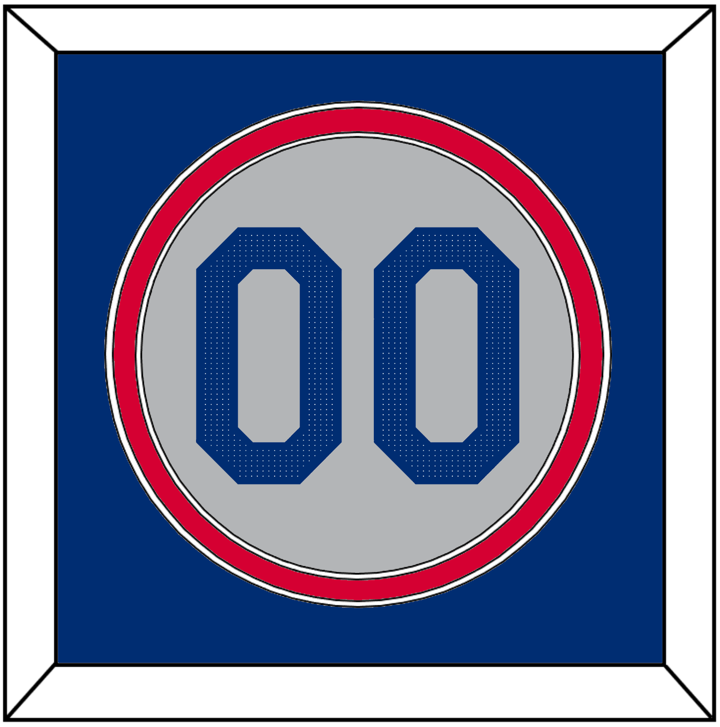 Los Angeles Number - Road Gray - Signature Tier 2