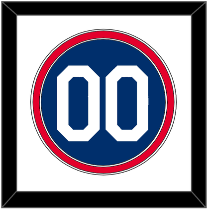 Los Angeles Number - Alternate Road Blue - Signature Tier 1