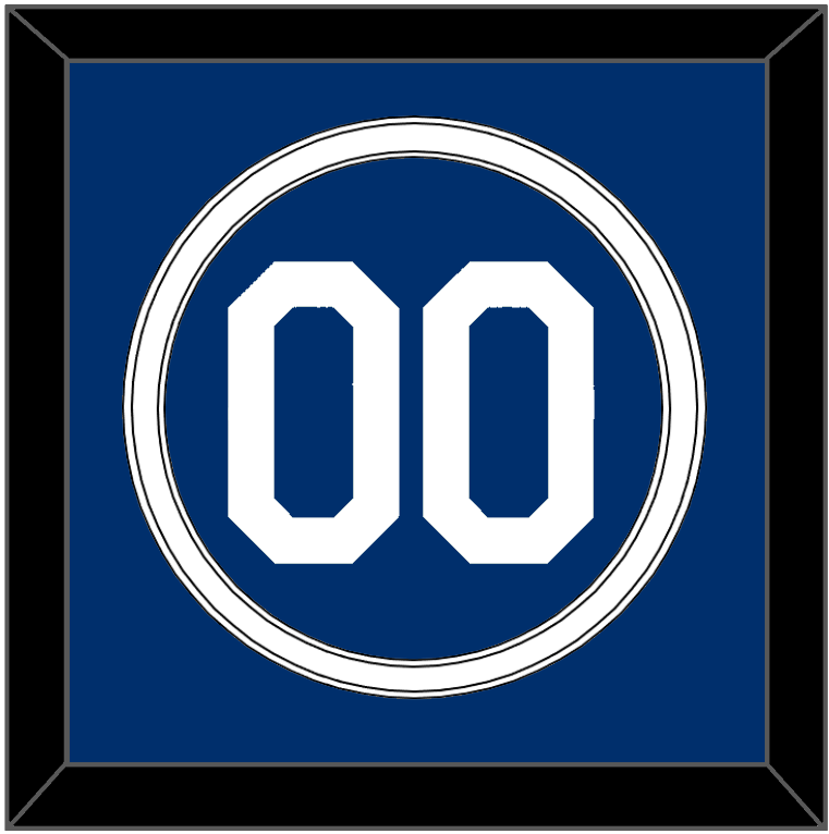Los Angeles Number - Alternate Road Blue - Signature Tier 2