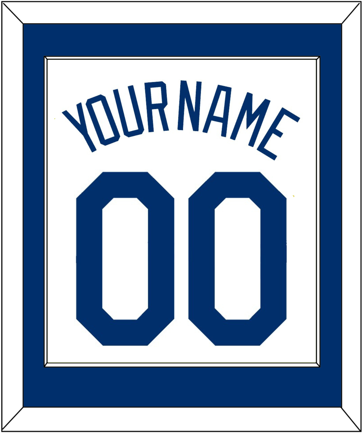 Los Angeles Name & Number - Home White (2007-2023) - Essential Tier 1