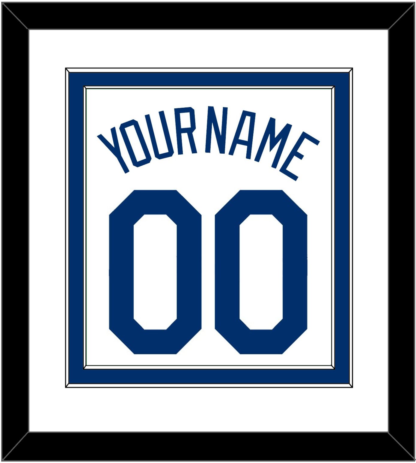 Los Angeles Name & Number - Home White (2007-2023) - Signature Tier 1