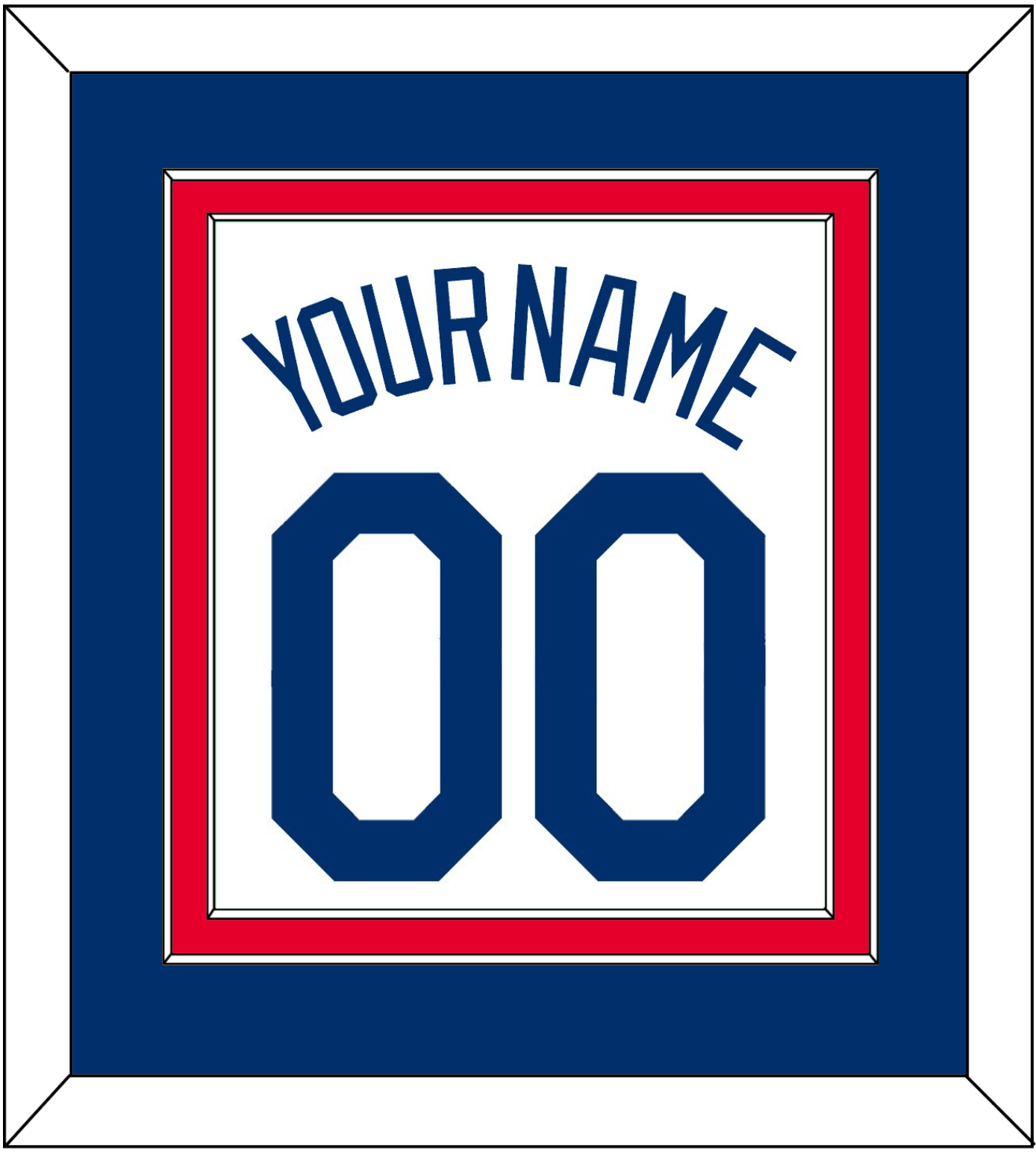 Los Angeles Name & Number - Home White (2007-2023) - Signature Tier 2