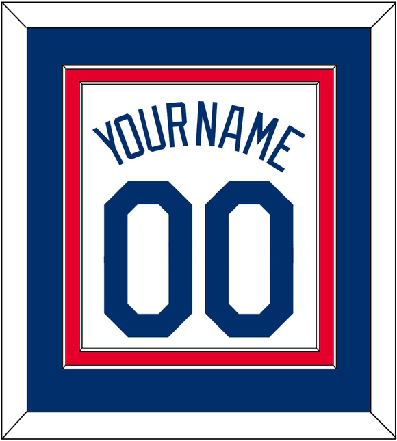 Los Angeles Name & Number - Home White (2007-2023) - Double Mat 2