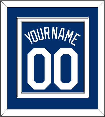 Los Angeles Name & Number - Alternate Road Blue - Signature Tier 2