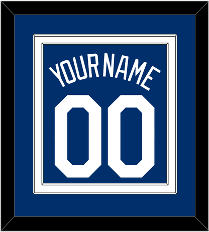 Los Angeles Name & Number - Alternate Road Blue - Signature Tier 2