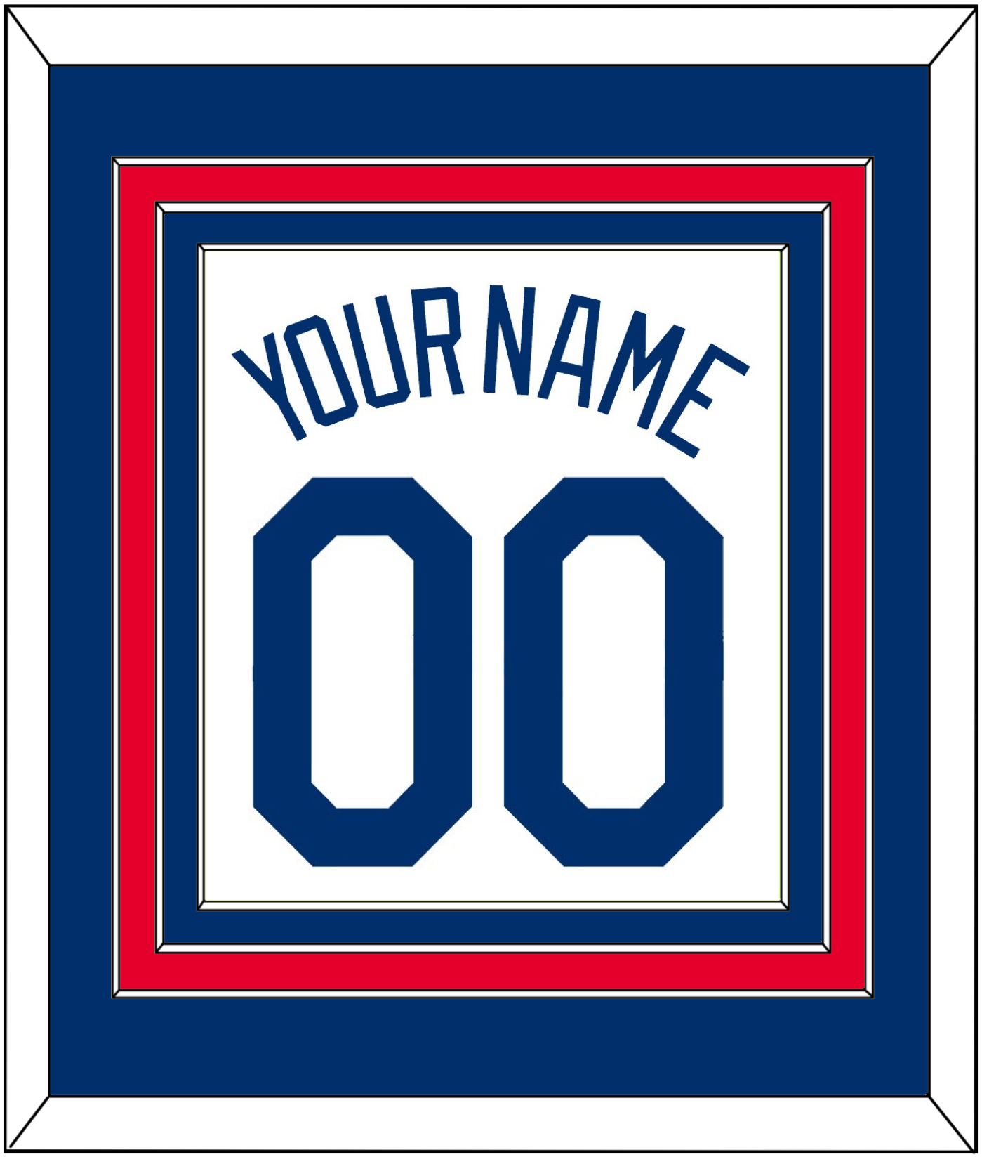 Los Angeles Name & Number - Home White (2007-2023) - Premier Tier 3