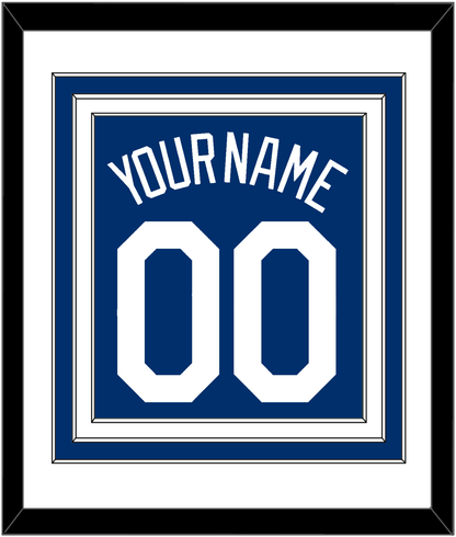 Los Angeles Name & Number - Alternate Road Blue - Premier Tier 1