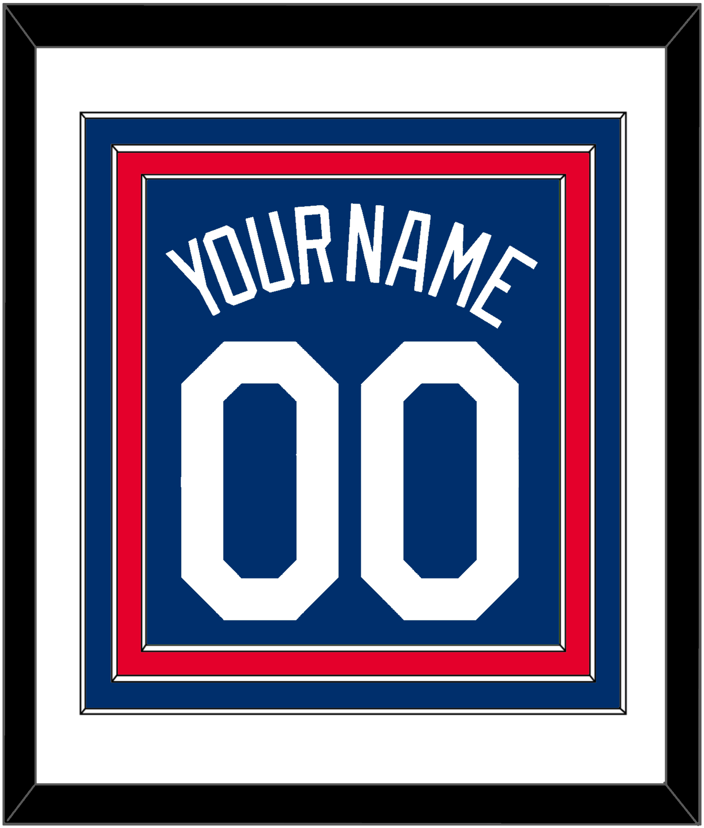 Los Angeles Name & Number - Alternate Road Blue - Premier Tier 2