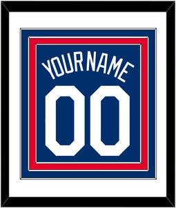 Los Angeles Name & Number - Alternate Road Blue - Triple Mat 2