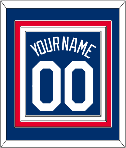 Los Angeles Name & Number - Alternate Road Blue - Premier Tier 3