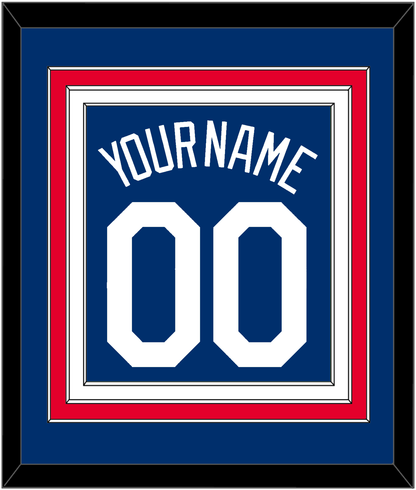 Los Angeles Name & Number - Alternate Road Blue - Premier Tier 3