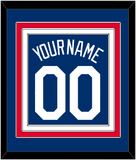 Los Angeles Name & Number - Alternate Road Blue - Triple Mat 3