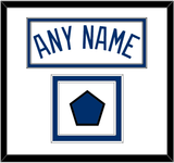 Los Angeles Name & Logo Patch - Home White (2007-2023) - Double Mat 1