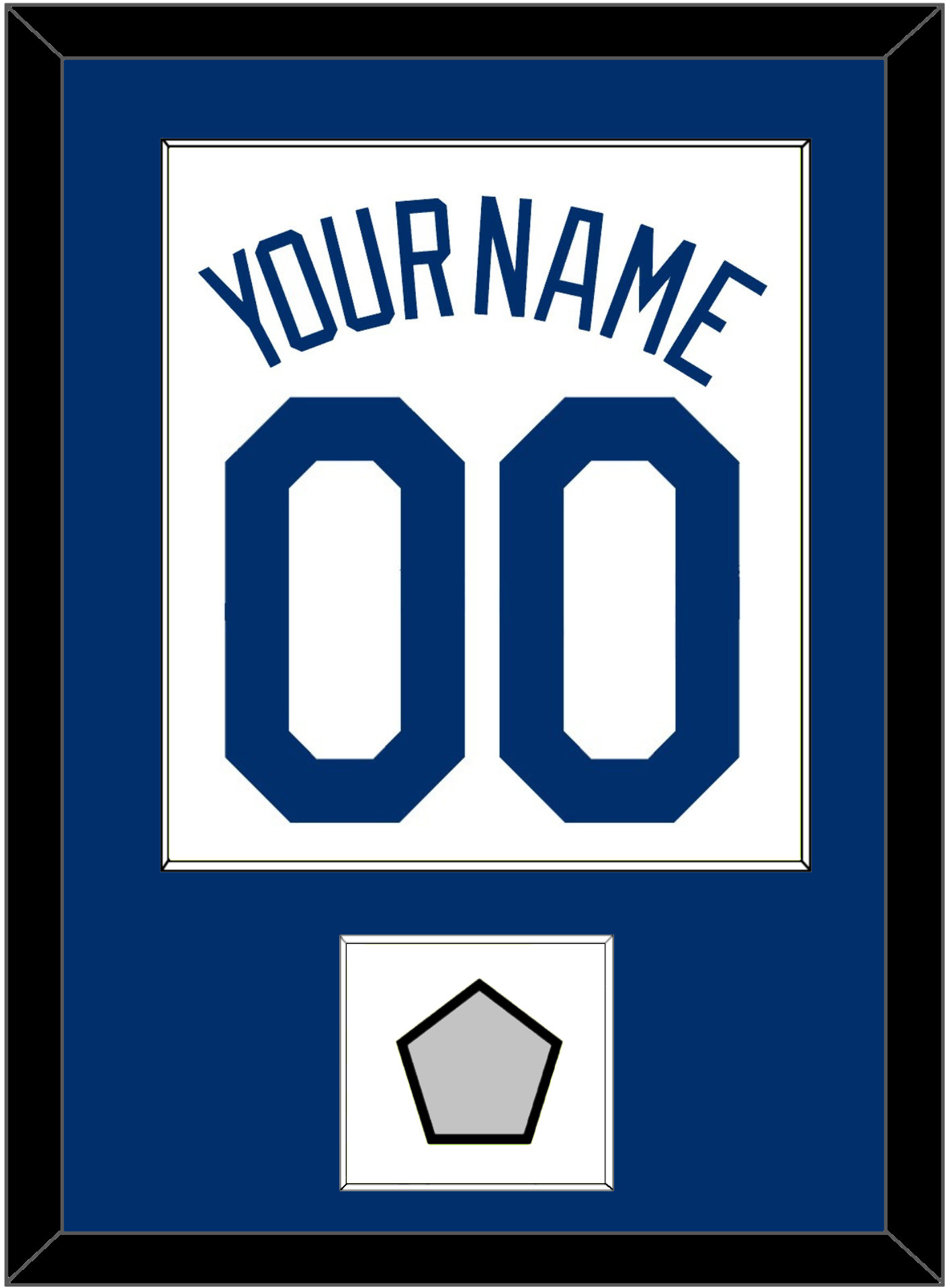 Los Angeles Name, Number & World Series Champions Patch - Home White (2007-2023) - Essential Tier 1