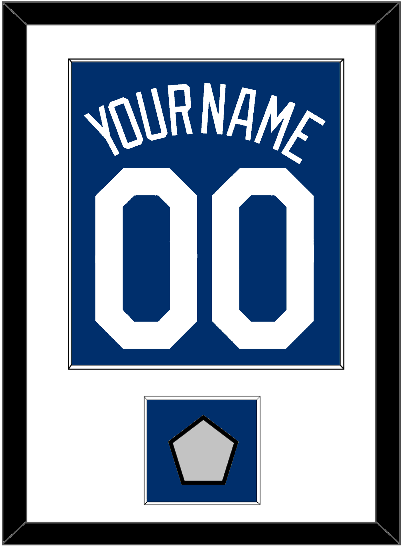 Los Angeles Name, Number & World Series Champions Patch - Alternate Road Blue - Essential Tier 1