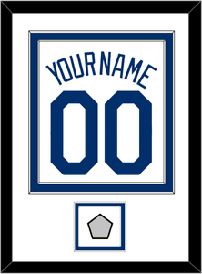 Los Angeles Name, Number & World Series Jersey Patch - Home White (2007-2023) - Double Mat 1