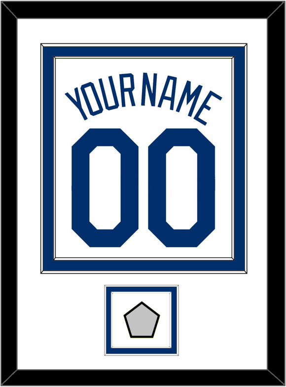 Los Angeles Name, Number & World Series Jersey Patch - Home White (2007-2023) - Double Mat 1