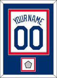 Los Angeles Name, Number & World Series Jersey Patch - Home White (2007-2023) - Double Mat 2