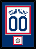 Los Angeles Name, Number & World Series Jersey Patch - Home White (2007-2023) - Double Mat 2