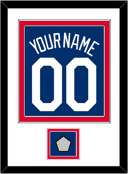 Los Angeles Name, Number & World Series Jersey Patch - Alternate Road Blue - Signature Tier 1