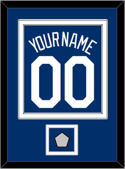 Los Angeles Name, Number & World Series Jersey Patch - Alternate Road Blue - Signature Tier 2