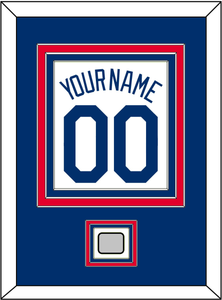 Los Angeles Name, Number & World Series Champions Patch - Home White (2007-2023) - Triple Mat 3