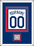 Los Angeles Name, Number & World Series Champions Patch - Home White (2007-2023) - Triple Mat 3