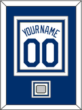Los Angeles Name, Number & World Series Champions Patch - Home White (2007-2023) - Triple Mat 2