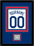 Los Angeles Name, Number & World Series Jersey Patch - Home White (2007-2023) - Triple Mat 3