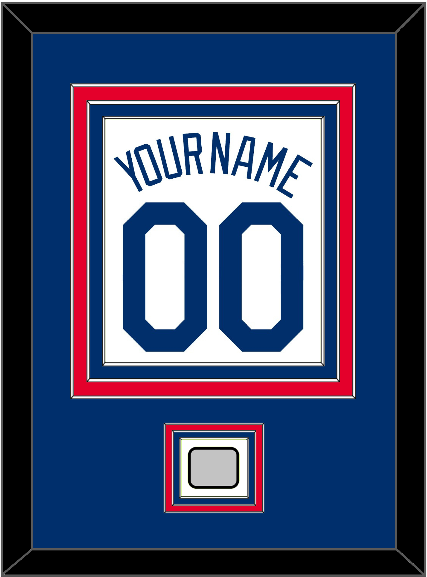 Los Angeles Name, Number & World Series Champions Patch - Home White (2007-2023) - Premier Tier 3