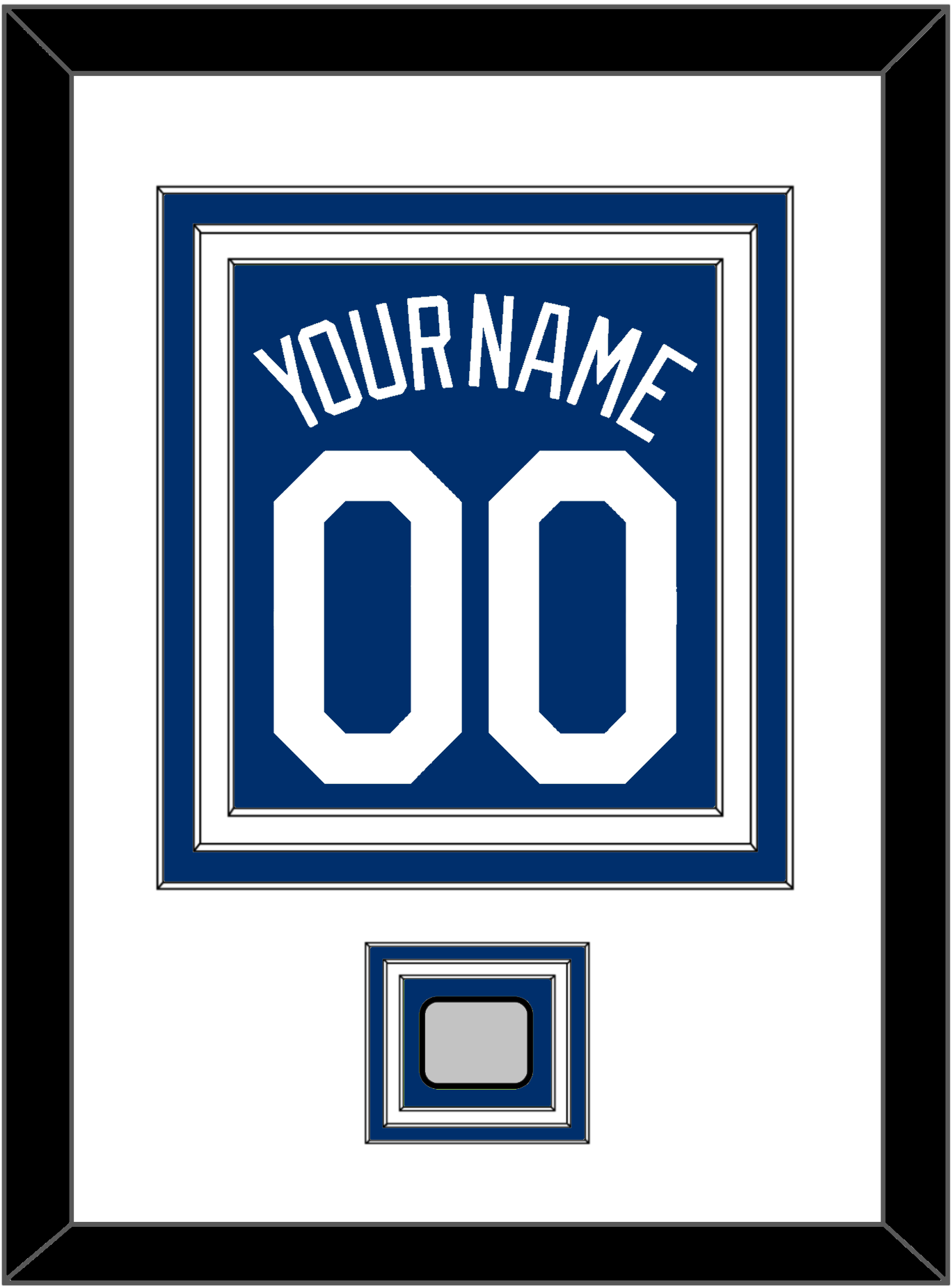 Los Angeles Name, Number & World Series Champions Patch - Alternate Road Blue - Premier Tier 1
