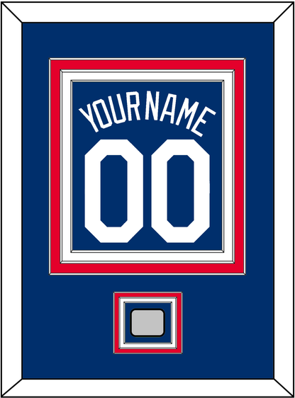 Los Angeles Name, Number & World Series Jersey Patch - Alternate Road Blue - Premier Tier 3
