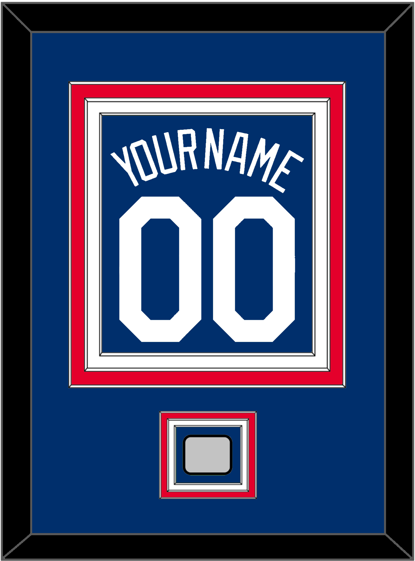 Los Angeles Name, Number & World Series Jersey Patch - Alternate Road Blue - Premier Tier 3