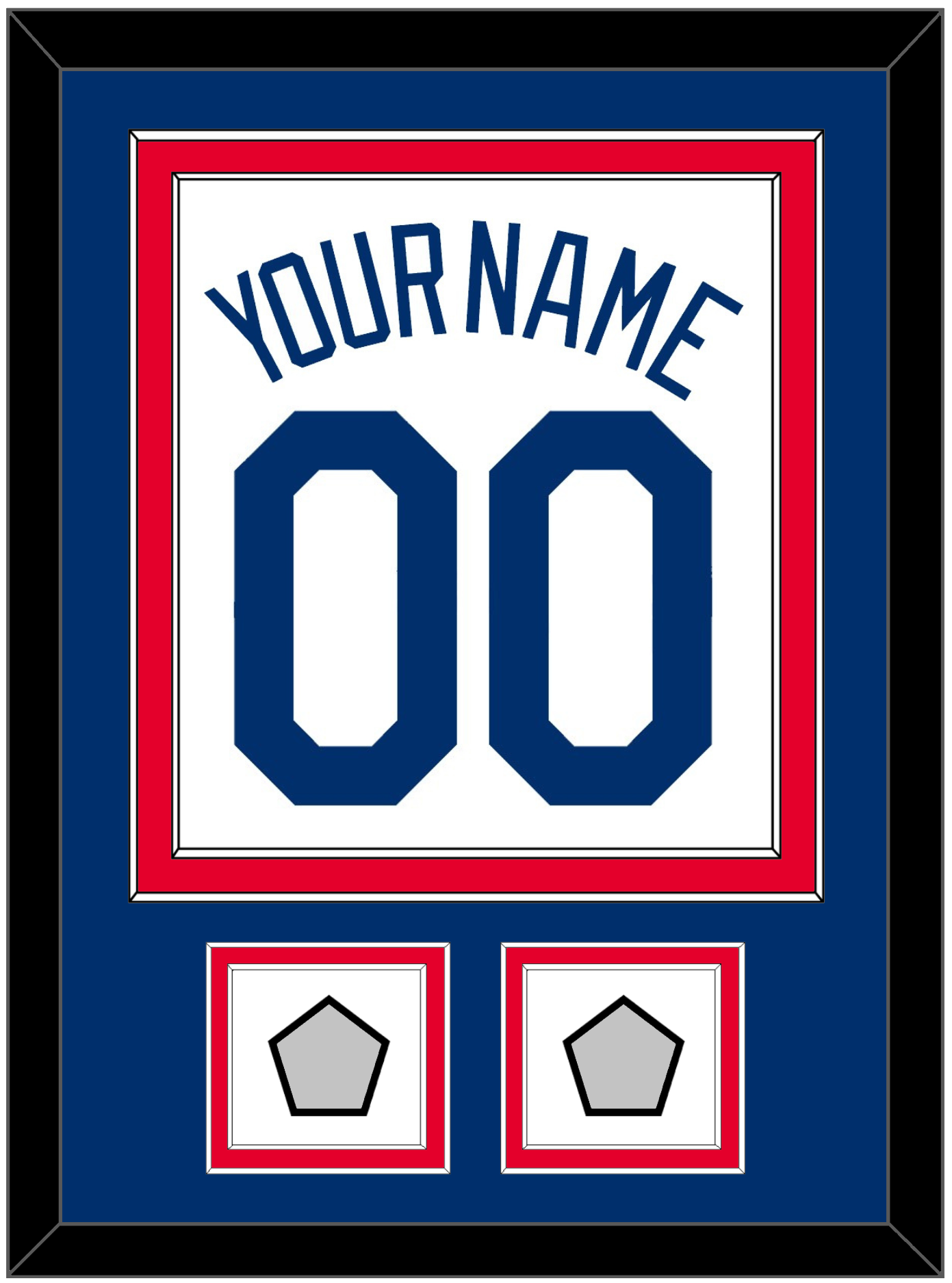 Los Angeles Name, Number & 2 World Series Jersey Patches - Home White (2007-2023) - Signature Tier 2