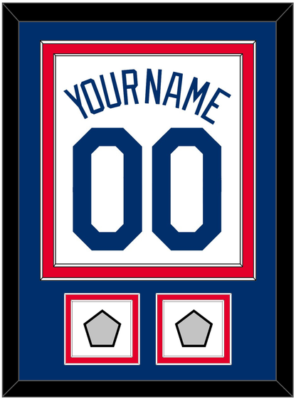 Los Angeles Name, Number & 2 World Series Jersey Patches - Home White (2007-2023) - Signature Tier 2