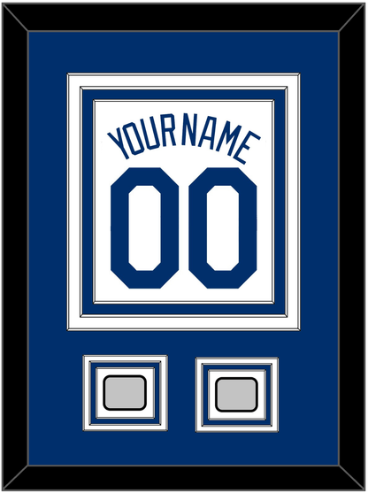 Los Angeles Name, Number & 2 World Series Jersey Patches - Home White (2007-2023) - Premier Tier 2