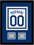 Los Angeles Name, Number & 2 World Series Champions Patches - Home White (2007-2023) - Triple Mat 2
