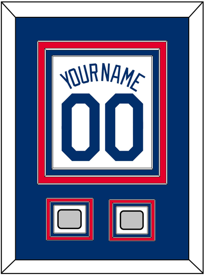 Los Angeles Name, Number & 2 World Series Jersey Patches - Home White (2007-2023) - Premier Tier 3