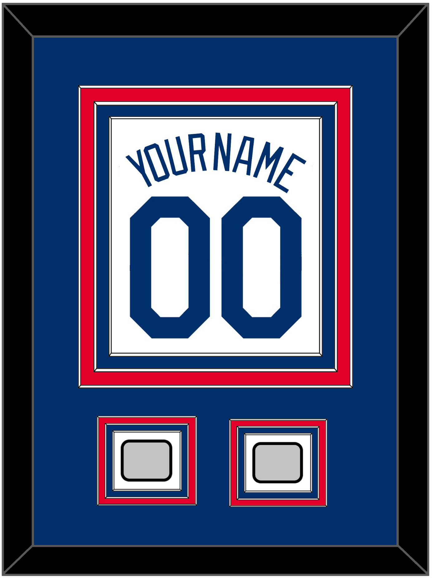 Los Angeles Name, Number & 2 World Series Champions Patches - Home White (2007-2023) - Premier Tier 3