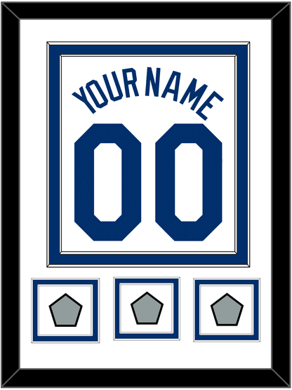 Los Angeles Name, Number & 3 World Series Champions Patches - Home White (2007-2023) - Signature Tier 1