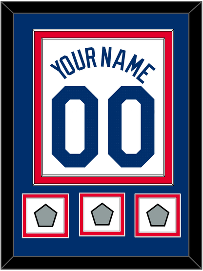Los Angeles Name, Number & 3 World Series Jersey Patches - Home White (2007-2023) - Signature Tier 2