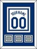 Los Angeles Name, Number & 3 World Series Champions Patches - Home White (2007-2023) - Triple Mat 2