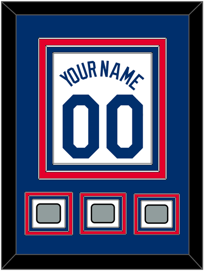 Los Angeles Name, Number & 3 World Series Jersey Patches - Home White (2007-2023) - Premier Tier 3