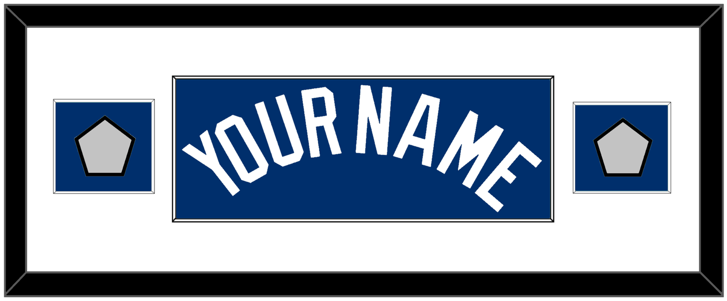 Los Angeles Name & 2 World Series Jersey Patches - Alternate Road Blue - Essential Tier 2