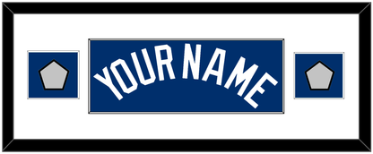 Los Angeles Name & 2 World Series Jersey Patches - Alternate Road Blue - Essential Tier 2