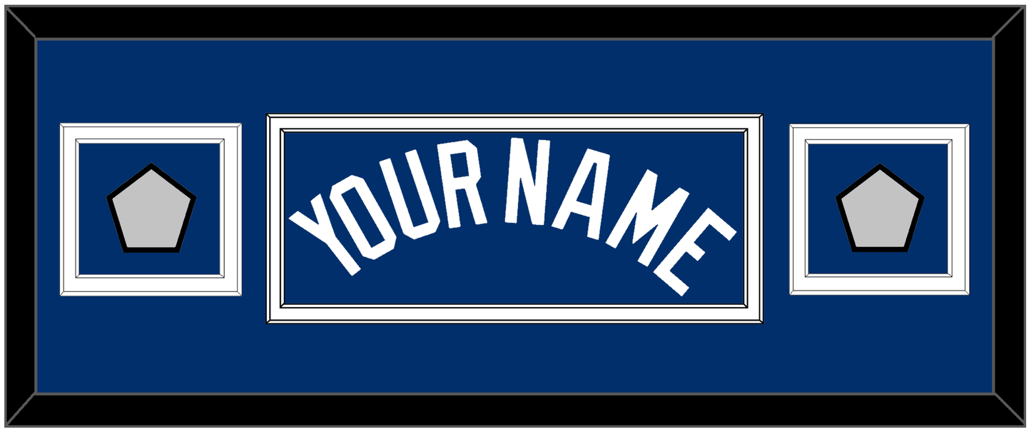 Los Angeles Name & 2 World Series Jersey Patches - Alternate Road Blue - Signature Tier 4