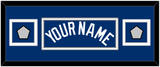 Los Angeles Name & 2 World Series Jersey Patches - Alternate Road Blue - Double Mat 4